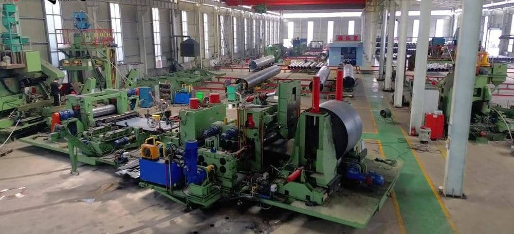 Youcheng spiral pipe production line